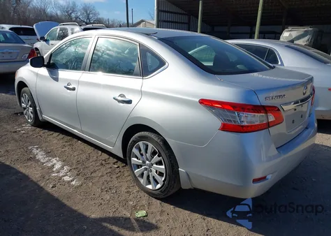 2014 Nissan Sentra Sv z USA, uszkodzony, nr VIN 3N1AB7AP1EY339899